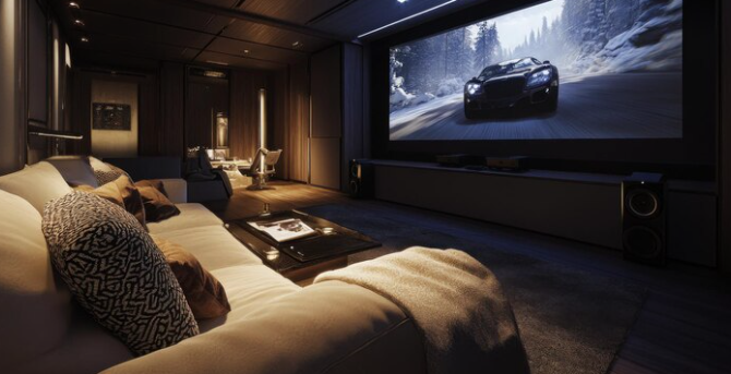 Projeto de home theater completo e personalizado com a Imagic
