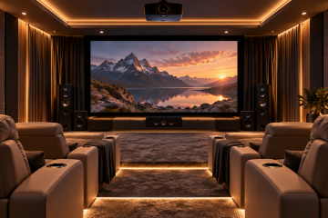 Como montar uma sala de cinema em casa? Veja o que não pode faltar no projeto